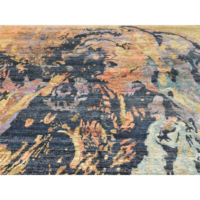 Hand-Knotted Modern Abstract Luxury Rug. 8'x 10' For Sale - Image 14 of 18