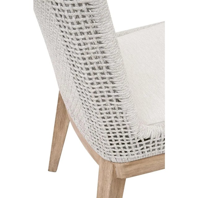 Wood Mesh Dining Chair, Set of 2 For Sale - Image 7 of 9