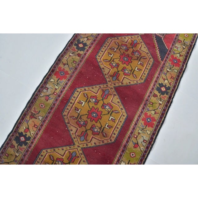Mid 20th Century Anatolian Kurdish Runner Rug For Sale - Image 4 of 10