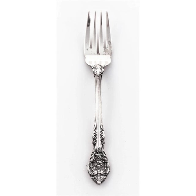 1930s King Edward Sterling Flatware, Service for 12 For Sale - Image 5 of 8