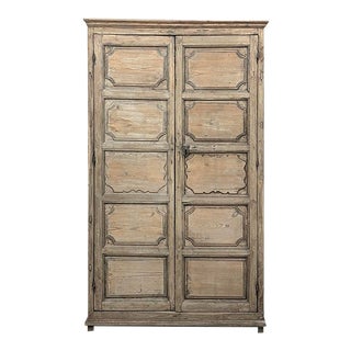 Early 19th Century Swedish Pine Armoire Wardrobe For Sale