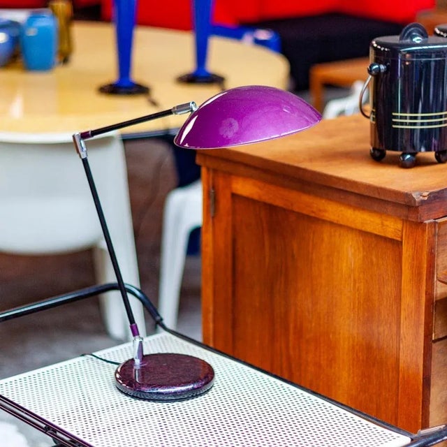 Black Queens Gallery Table Lamp, 1980s For Sale - Image 8 of 9