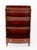 Particularly attractive Regency Revival mahogany waterfall bookcase with elegant proportions and fine decorative detailing...