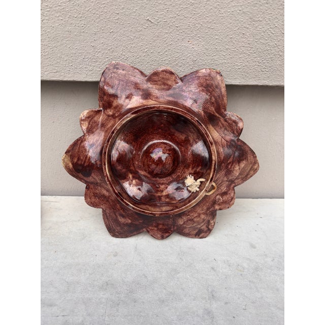 Majolica Palissy Fish Heads Oyster Plate Thomas Sergent, Circa 1880 For Sale In Austin - Image 6 of 9