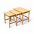 beautifully proportioned vintage Schreiber nest of tables, crafted in warm-toned teak and dating to the mid 20th century....
