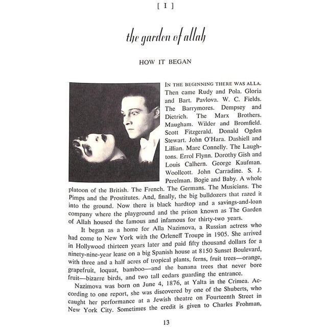 "The Garden of Allah" 1970 Graham, Sheilah For Sale - Image 12 of 12