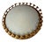 Metal Pair of Hollywood Regency Gilt Acanthus Leaf & Frosted Glass Flush Mounts For Sale - Image 7 of 15