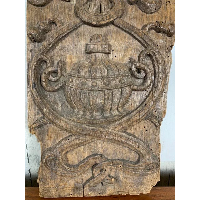 Renaissance Carved French Oak Panel For Sale In Dallas - Image 6 of 10
