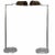 1960 Vintage Bauer Lamp Co. Swing-Arm Pair Pharmacy Floor Lamp Plexi Base-With Built in Rheostat Dim - a Pair For Sale - Image 11 of 11