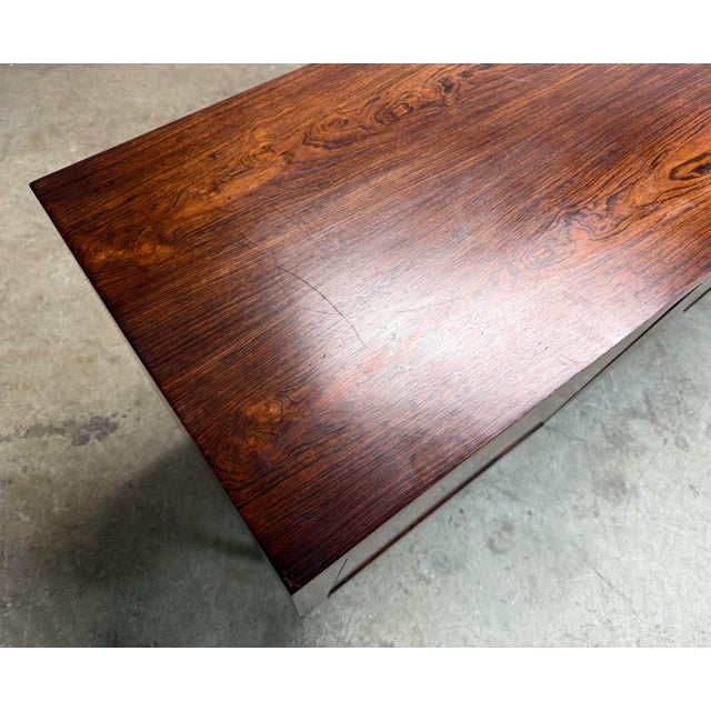 Mid Century Modern Milo Baughman Style Rosewood Credenza For Sale - Image 11 of 12