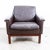 Very high quality Danish leather Lounge chair in supple and thick brown leather. This design is the classic Danish style...