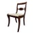 Vintage Drexel Duncan Phyfe Regency Style Pierced Bow Back Dining Side Chair For Sale
