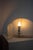 Stone Vintage White Marble Table Lamp, 1980s For Sale - Image 7 of 8