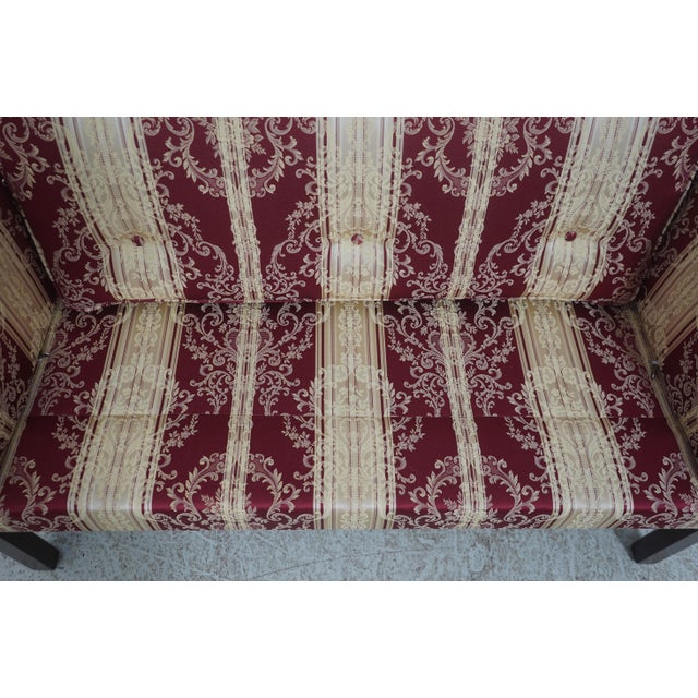 Kittinger Colonial Williamsburg Wa - 1055 Mahogany Camelback Sofa Loveseat For Sale - Image 14 of 18