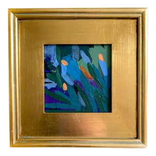 "Flowers in the Moonlight" 2025 Framed Painting by Jessalin Beutler For Sale