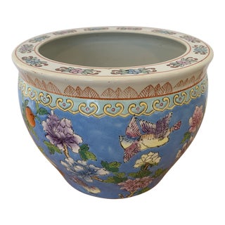 Chinoiserie Fishbowl Planter For Sale