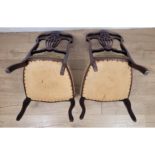 Victorian Nursing Chairs, 1890, Set of 2 For Sale - Image 17 of 18