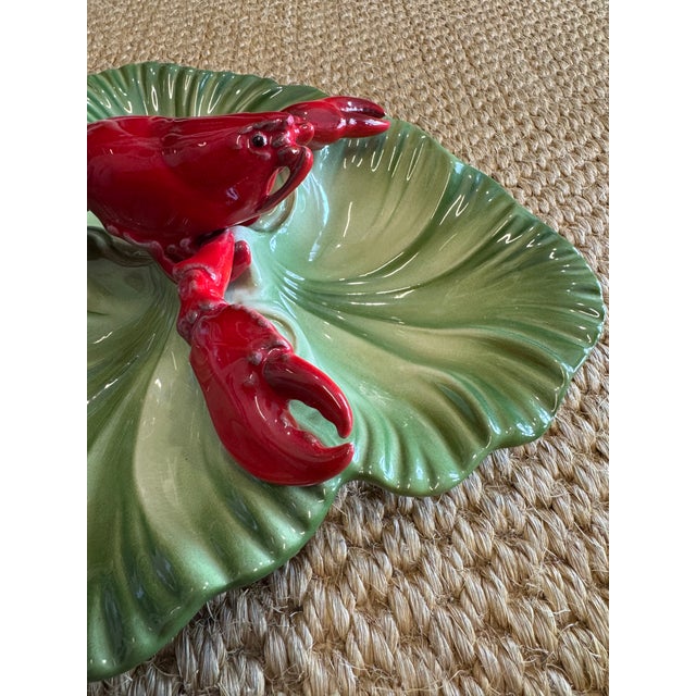 Majolica Lobster Platter For Sale In Miami - Image 6 of 6