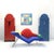 The Asti 'klokkast' was designed in 1992 by Rotterdam, Netherlands based Vennox Design & Styling. A lacquered MDF corpus...