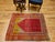 Vintage Turkish Prayer Area Rug, Hand-Knotted Wool, 4x5, Abrash Red & Yellow For Sale In Chicago - Image 6 of 14