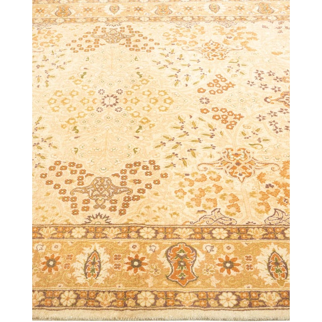 Solo Rugs Mogul, One-of-a-Kind Hand-Knotted Area Rug - Ivory, 4' 8" x 7' 4" For Sale - Image 4 of 8