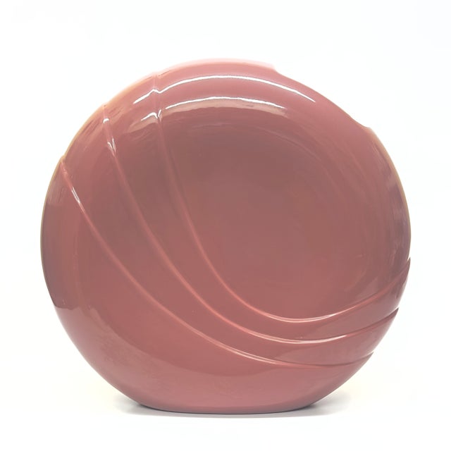 Haeger Monolithic Symphony in Mauve Lavender and Deep Cherry Vessels - Group of 5 For Sale - Image 4 of 18