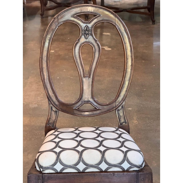 18th Century Pair of Italian Side Chairs For Sale - Image 9 of 16