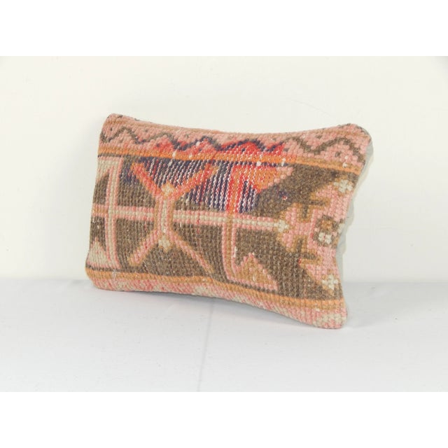 Mid-Century Modern Turkish Rug Pillow Cover For Sale - Image 3 of 5