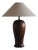 Large Wooden Table Lamp For Sale