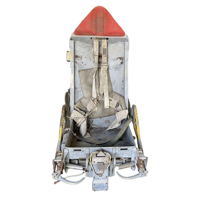Industrial 1950s Boeing B-52 Bombardier's Ejection Seat for Lower Deck, 2 Available For Sale - Image 3 of 11