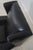 Frontgate Black Leather High Quality Club Wing Chair For Sale - Image 15 of 18