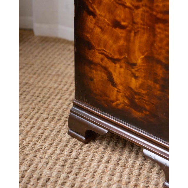 Wood Art Deco Faux Bois Wood Nightstand For Sale - Image 7 of 12