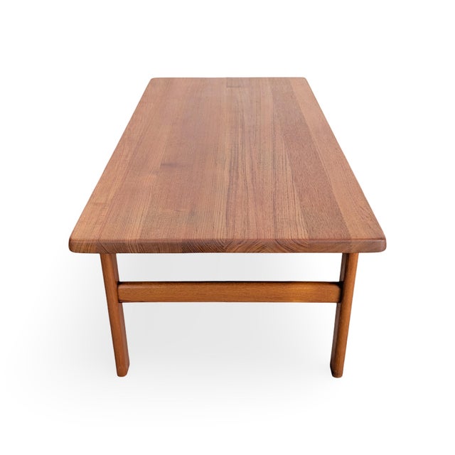 Mid-Century Teak Coffee Table from Niels Bach For Sale - Image 5 of 9