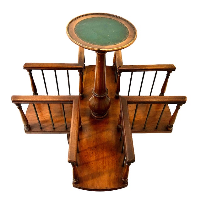 Mid 20th Century Signed Mid 20th Century Tabletop Revolving Book Rack, by Alfred Assid For Sale - Image 5 of 8