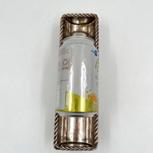 Traditional Vintage Silverplate Nautical Cracker Server Basket or Biscuit Trough For Sale - Image 3 of 9