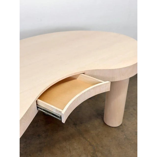 Mid-Century Modern Tilde (~) Coworking Desk by Vintage on Point For Sale - Image 3 of 13