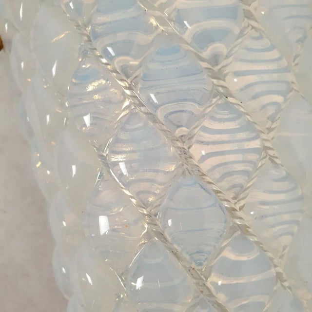 Pair of Opaline Murano Glass Sconces 1970s, Mid Century Modern For Sale - Image 9 of 11