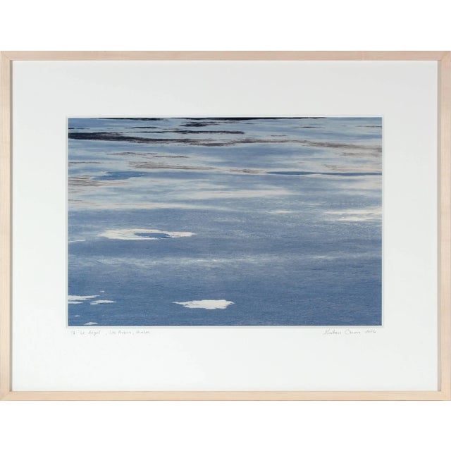 Gaetan Caron Gaétan Caron "Le Dégel" (Thawing), Ice Melting on Lake, Abstract (Framed) 2016 For Sale - Image 4 of 5