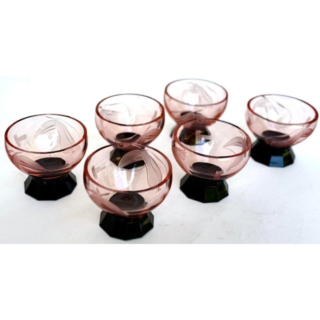 Made in Czechoslovakia in the 1930's, this fine quality lovely set is in excellent and all original condition. It is an...