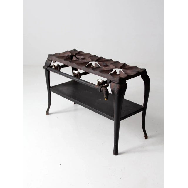 Antique Cast Iron Stove For Sale - Image 4 of 13