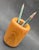 1970s 1980s Eldon Woodline 6500 Oak Wood Pencil Holder For Sale - Image 5 of 9