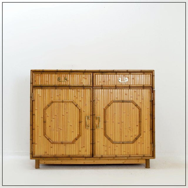 Vintage Bamboo Buffet, 1960s For Sale - Image 17 of 17