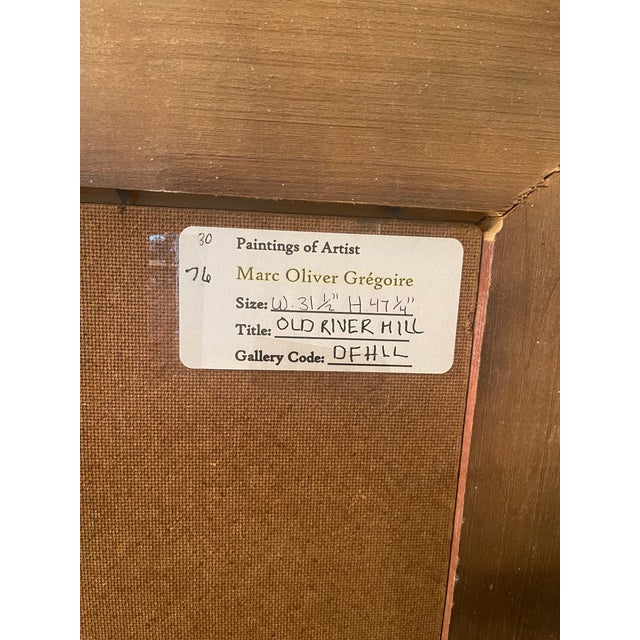 Brown 1970s Marc Olivier Grégoire (1897-1991 Painting For Sale - Image 8 of 10