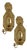 Baroque Swedish Brass Sconces, Set of 2 For Sale