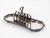 Antique English Cheltenham Epns Silverplate Toast Rack and Jam Server For Sale - Image 4 of 7