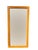 Boho Chic Large Vintage Rattan Wicker Wrapped Wall Mirror in Pencil Reed Gabrielle Crespi Styles For Sale - Image 3 of 6