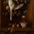 Wood Original Oil on Canvas Still Life Painting of Foul, Flowers, and Fruit From Portugal For Sale - Image 7 of 10