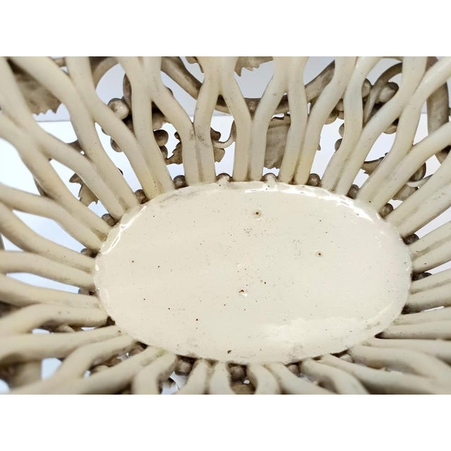 Cream Ceramic Fruit Bowl or Centerpiece by Charles de Boissimon, France For Sale - Image 9 of 17