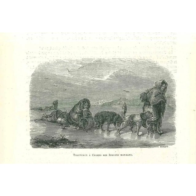 The The Inuit is an original lithograph on ivory-colored paper, realized by Paul Gervais (1816-1879). The artwork is from...