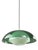 Italian Space Age Green Pendant Lamp in Acrylic Glass For Sale